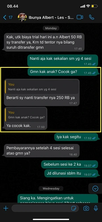 Testimoni les privat Purwokerto - Galeri 2